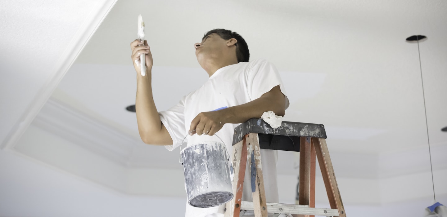 painter painting ceiling