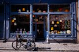bike in front a store