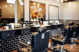 Salon chairs and mirrors