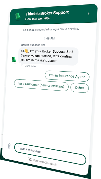 Broker Chat Window