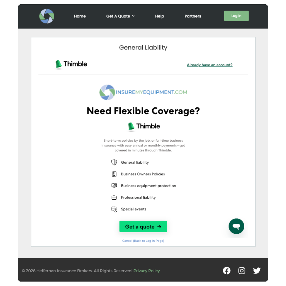 Thimble Widget